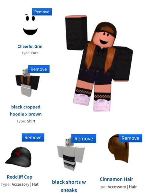 girl hat Roblox outfits